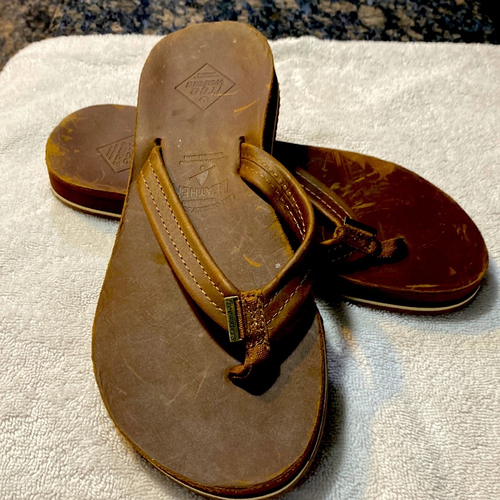 Free water Leather sandals size 7